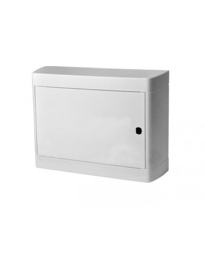 Накладной распределительный щит Nedbox с белой дверью 1 рейка х 12 (+1) модулей Legrand 601236 в Рыбинске Боксы для автоматов Pintop.ru