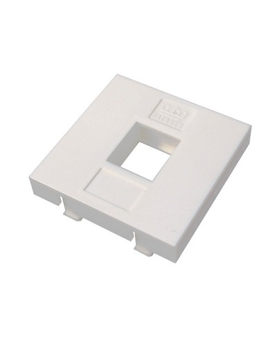 Адаптер Mosaic 45 х 45 мм для модуля Keystone, 1 порт, белый Datarex DR-5301 в Рыбинске Коммутационные изделия Pintop.ru