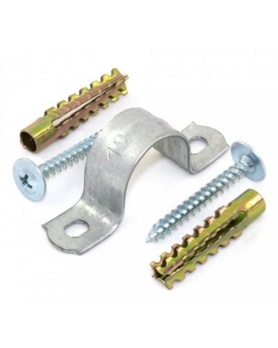 Комплекты для крепления ОКЛ с использованием самореза, дюбеля и скобы СМД 10-11 (100 шт) Промрукав (PR08.4999) в Рыбинске Держатели, клипсы, скобы Pintop.ru