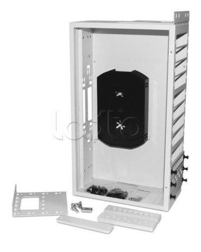 Бокс оптический универсальный 19 Hyperline FO-19R-3U-12xSLT-W140H42-96UN-GY в Рыбинске Коммутационные изделия Pintop.ru