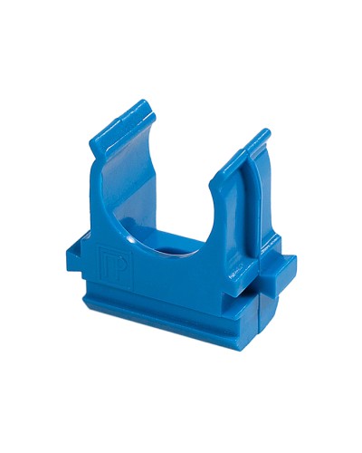 Крепёж-клипса для труб АБС-пластик синяя д32 (25шт/500шт уп/кор) Промрукав (PR13.0108) в Рыбинске Держатели, клипсы, скобы Pintop.ru