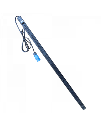 Блок розеток верт. 32A / 250V, 12xC19 + 36xC13 + 3xSchuko, шнур 3 метра, IEC309 TWT (TWT-PDV-12x36x3S-32A) в Рыбинске Блоки розеток Pintop.ru