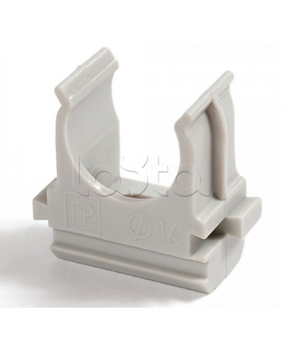 Крепёж-клипса для труб Полистирол д40 (15шт/300шт уп/кор) Промрукав (PR.02740) в Рыбинске Держатели, клипсы, скобы Pintop.ru