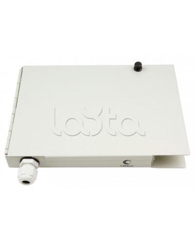 Бокс оптический настенный 19 на 8 SC/LC портов Cabeus JJT-8-SC в Рыбинске Кросс оптический Pintop.ru