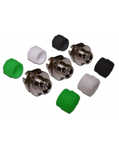 Адаптер оптический SC/APC без фланцев, SM, симплексный LANMASTER LAN-SC/NF-AM-APC в Рыбинске Коннекторы Pintop.ru