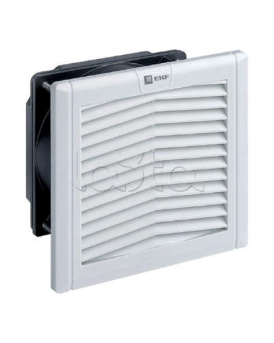 Вентилятор с фильтром 102 м³/ч 176x176 мм 220В IP54 EKF PROxima (FAN102F) в Рыбинске Аксессуары для стоек и шкафов Pintop.ru