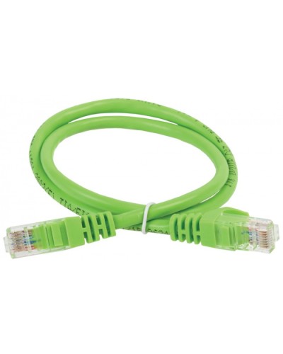 ITK Коммутационный шнур (патч-корд), кат.6 UTP, 1м, зеленый (PC02-C6U-1M) в Рыбинске Патч-корды и пигтейлы Pintop.ru