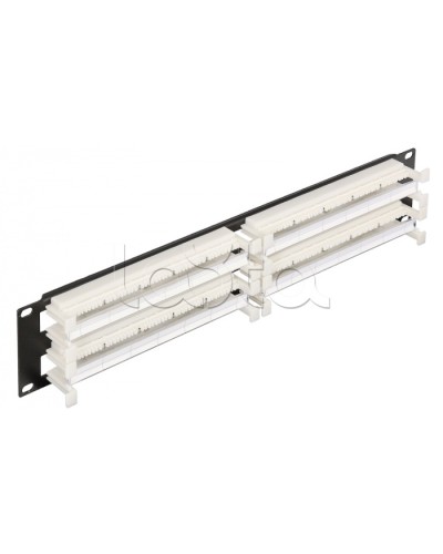 Патч-панель 2U 200 пар NIKOMAX (NMC-RB110-200) в Рыбинске Кроссовое оборудование тип 110 Pintop.ru