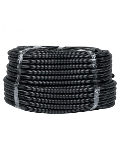 Труба гофр. ПНД с протяжкой d25 мм (75 м) черная EKF-Plast (tpnd-25n) в Рыбинске Труба гофрированная Pintop.ru