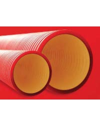 Труба гофрированная двустенная ПНД 110 мм для кабельной канализации без протяжки DKC 160911 (6 м) в Рыбинске Труба гофрированная Pintop.ru