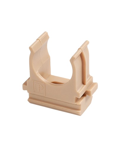 Крепёж-клипса для труб АБС-пластик сосна д20 в малой упаковке (10шт/1000шт уп/кор) Промрукав (PR13.0055) в Рыбинске Держатели, клипсы, скобы Pintop.ru