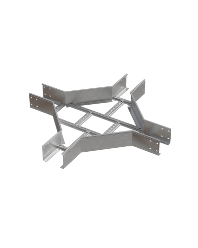 Х-разветвитель лестничный 150х700х1,5 мм HD85 N КМ-профиль (LXD150-700-1.5 HD85 N) в Рыбинске Аксессуары для лотков Pintop.ru