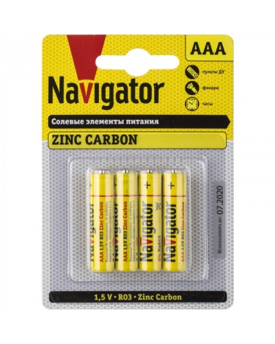 Элемент питания Navigator 94 767 NBT-NS-R03-BP4 в Рыбинске Электротехническое оборудование Pintop.ru