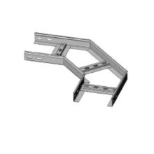 Угол горизонтальный 90° 500х80 (1,2) для лестничного лотка ПожТехКабель (650-516)