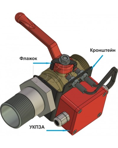 Кронштейн КШ-40-46-И (для УКПЗА v1, v2) Спецавтоматика в Рыбинске Дополнительное оборудование пожаротушения Pintop.ru