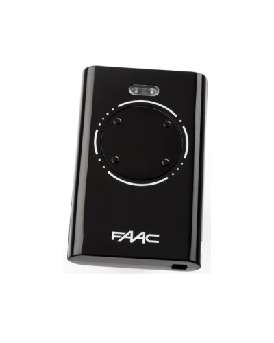 Брелок-передатчик 4-канальный Faac 7870081 (черный) в Рыбинске Устройства радиоуправления для шлагбаумов и автоматики Pintop.ru