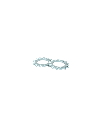 Шайба зубчатая М8 DIN 6798 A (упак. 200 шт) КМ-Профиль (SHZ8) в Рыбинске Аксессуары для лотков Pintop.ru