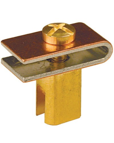 Усиленная клемма заземления для проволочного лотка DKC FC37303 в Рыбинске Аксессуары для лотков Pintop.ru