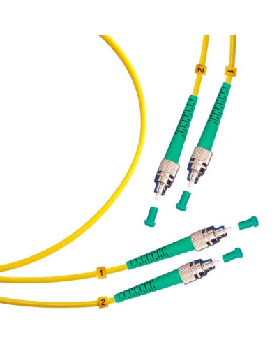 Шнур оптический duplex FC/APC-FC/APC 9/125 sm 7м LSZH Cabeus FOP(d)-9-FC/APC-FC/APC-7m в Рыбинске Патч-корды оптические Pintop.ru