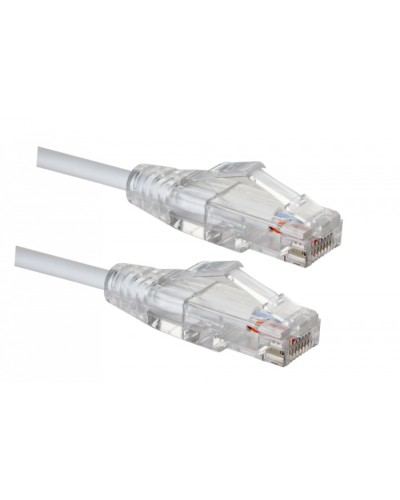 Коммутационный шнур категории 5e SLIM LINE, U/UTP, LSZH, T568B, 5 м, белый Eurolan (21S-U5-05WT) в Рыбинске Патчкорды (медные) Pintop.ru