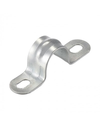 Скоба оцинк. с двумя отверстиями, для трубы D14мм(5шт) Экопласт (43614-5) - Скоба оцинкованная с двумя отверстиями, для трубы D14мм(5шт) Экопласт в Рыбинске Держатели, клипсы, скобы Pintop.ru