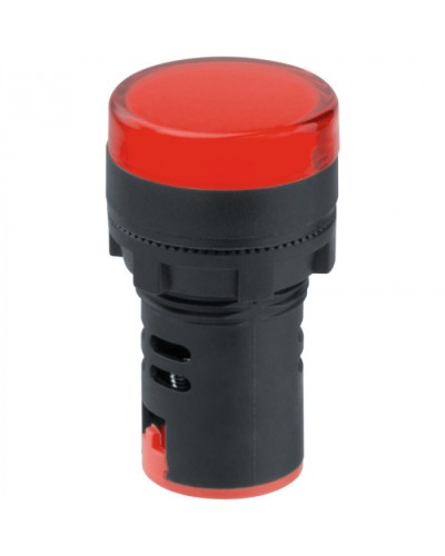 Лампа индикаторная Navigator 82 805 NBI-I-AD22-24-R красная d22мм 24В AC/DC в Рыбинске Источники света(Лампы) Pintop.ru