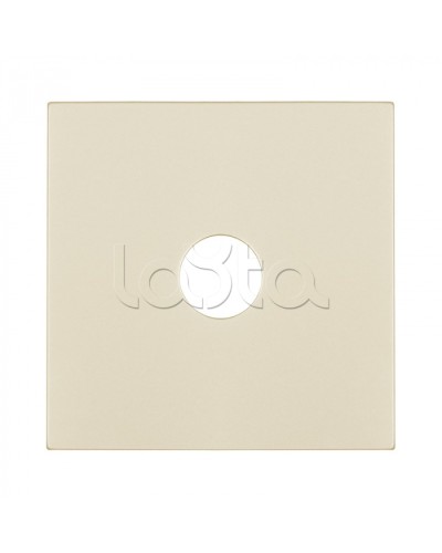 Накладка розетки TV (бежевый матовый) LK80 Экопласт (845102-1) в Рыбинске Розетки компьютерные и телефонные Pintop.ru