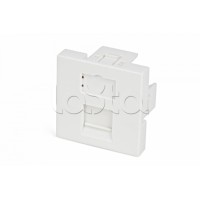 Вставка 45x45 (аналог Mosaic) для 1 модуля формата Keystone Jack, со шторкой Hyperline SIP2-1K-M45-45