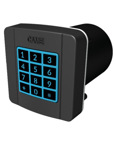 Клавиатура кодонаборная накладная, 12 кнопок, синяя подсветка Came 806SL-0150 в Рыбинске Запчасти для шлагбаумов и автоматики Pintop.ru