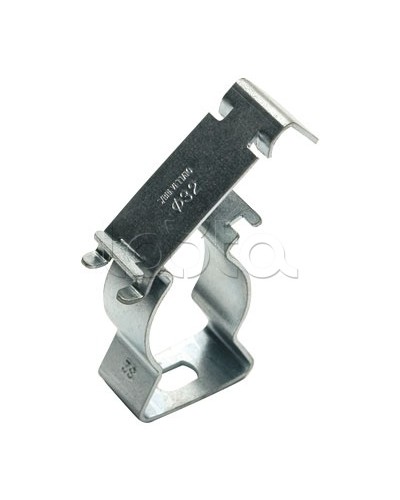 Держатель с крышкой D32, оцинкованная сталь DKC (6044-A32) в Рыбинске Держатели, клипсы, скобы Pintop.ru