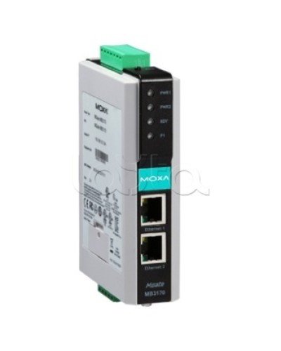 Преобразователь 1-портовый Modbus-RTU/ASCII (RS-232/422/485) в Modbus/TCP MGate MB3170I-T в Рыбинске Дополнительное оборудование для ОПС Pintop.ru