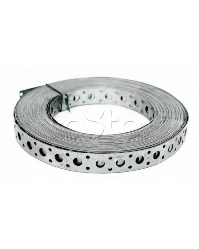 Лента монтажная перфорированная прямая для прямого монтажа ЛМП 12х0,55 (25 м.) Промрукав (PR08.3830) в Рыбинске Стяжки-хомуты Pintop.ru