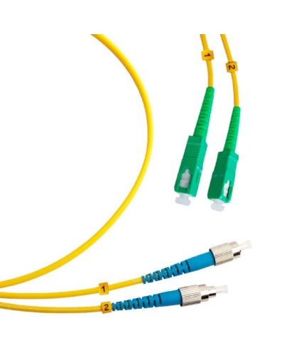 Шнур оптический duplex SC/APC-FC/UPC 9/125 sm 3м LSZH Cabeus FOP(d)-9-SC/APC-FC/UPC-3m в Рыбинске Патч-корды оптические Pintop.ru