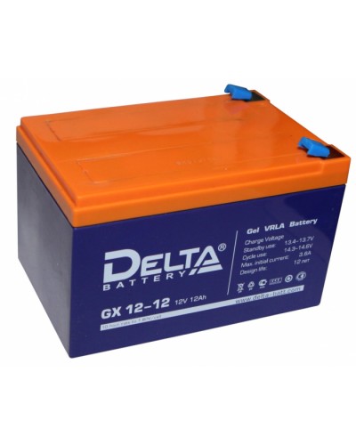 Аккумулятор свинцово-кислотный Delta GX 12-12 в Рыбинске Электротехническое оборудование Pintop.ru
