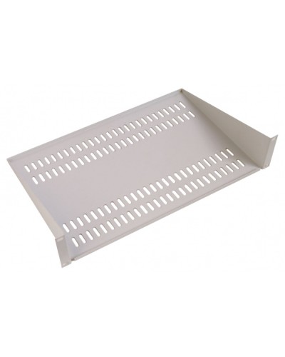 Полка перфорированная консольная 400мм 2U ЦМО МС-40 в Рыбинске Полки для шкафов и стоек Pintop.ru