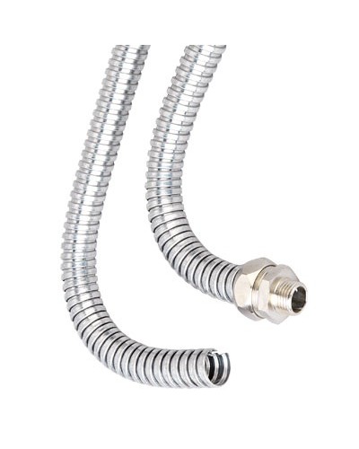 Металлорукав из оцинкованной стали DN 50мм, Dвн 50,5 мм, Dнар 54,5 мм, IP40, 25м DKC 667R5054 в Рыбинске Металлорукав Pintop.ru