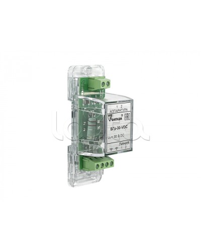 Устройство защиты от импульсных перенапряжений Forteza Блок БГр-30-VDC в Рыбинске Устройства защиты операционных процессоров (ОПС) Pintop.ru