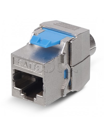 Вставка Keystone Jack RJ-45(8P8C) Cabeus KJ-RJ45-Cat.8-SH-180-Toolless в Рыбинске Модули Keystone Pintop.ru