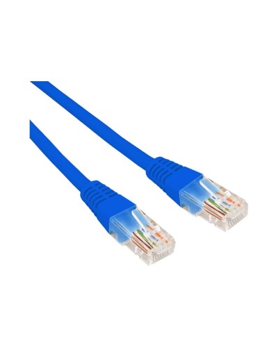 Патч-корд U/UTP, CAT 6, RJ45-RJ45, 26AWG, LSZH, синий, 0,3м REXANT 02-0294-03 в Рыбинске Патчкорды (медные) Pintop.ru
