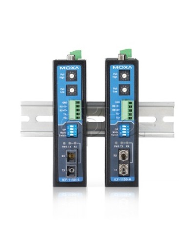 Конвертор RS-232/422/485 в оптику SC Moxa ICF-1150-S-SC в Рыбинске Дополнительное оборудование для ОПС Pintop.ru
