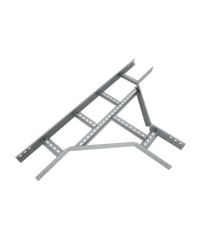 Т-отвод лестничный 50х150х1,2 мм HD85 КМ-профиль (LTD50-150-1.2 HD85) в Рыбинске Аксессуары для лотков Pintop.ru