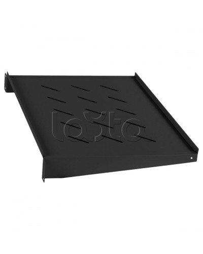 Полка 19 перфорированная консольная 2U глубина 315мм (цвет черный) Cabeus SH-J017-2U-315-BK в Рыбинске Полки для шкафов и стоек Pintop.ru