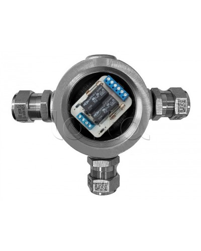 Магнито-Контакт УК-ВК-Ех-12 АЯКС Т, с тремя кабельными вводами Ех МКВМ 20 в Рыбинске Комутационные взрывозащищенные коробки Pintop.ru