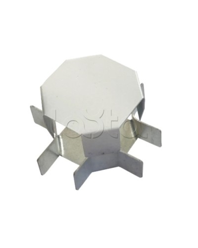 Соединитель ККМО Гефест Соединитель ККМО Угол 25 Х-образный металлический в Рыбинске Аксессуары для лотков Pintop.ru