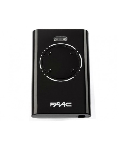 Брелок-передатчик 4-канальный Faac 7870101 (черный) в Рыбинске Устройства радиоуправления для шлагбаумов и автоматики Pintop.ru