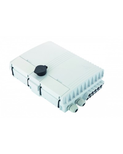 Бокс оптический настенный FTTx, IP65, 16 адаптеров, белый Eurolan (48P-00-16-65WT) в Рыбинске Проходные адаптеры и розетки оптические Pintop.ru