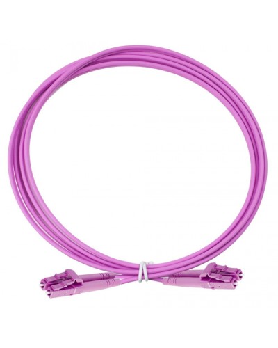 Оптический коммутационный шнур дуплексный, 2х50/125, OM4, LC-LC, 1 м Eurolan (41F-40-LC-LC-01) в Рыбинске Патч-корды и пигтейлы Pintop.ru