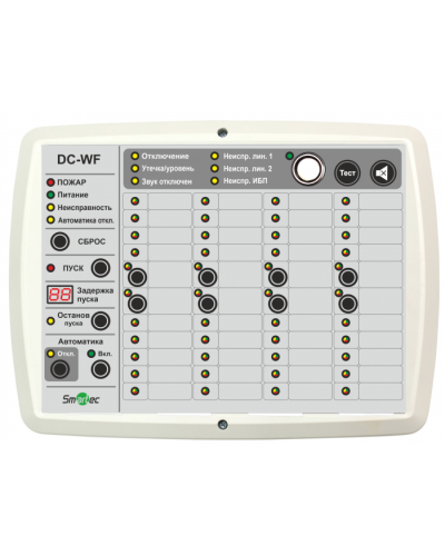 Блок индикации и управления Smartec DC-WF в Рыбинске Адресная система охранно-пожарной радиоканальной сигнализации Smartec Pintop.ru