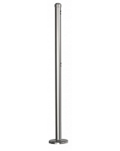 Стойка стационарная хромированная Ростов-Дон ОБ1/0-0 ХРОМ в Рыбинске Ограждения Pintop.ru