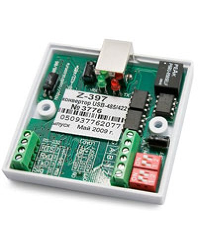 Конвертер специальный с гальванической развязкой USB RS422/485 IronLogic Z-397 (мод. USB) в Рыбинске Сетевая СКУД Matrix Pintop.ru